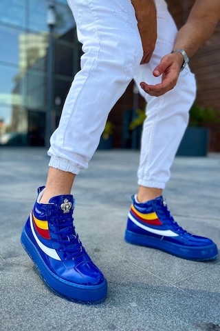 Ch973 - Majesty Mt Erkek Bot Lacıvert Çok Renkli