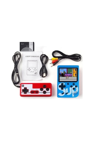 Sup 400 Oyunlu Mini Oyun Konsolu + 1 Kol Çok Renkli
