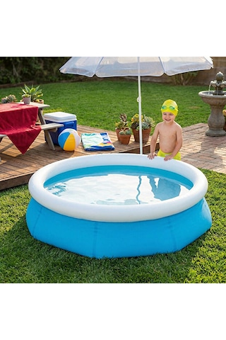 Bestway Kazan Modeli Şişme Çocuk Havuzu 152x38 Cm 57241 Mavi
