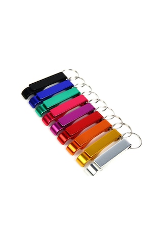 Suofeng Alüminyum Anahtar Zinciri Açıcı - Hafif, Dayanıklı, Kolay Kullanıma Uygun, Çanta Ve Anahtar Zinciri İçin Dekoratif Gümüş