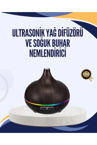 Mey İthalat Led Işıklı Sessiz Çalışan Soğuk Buhar Nemlendirici