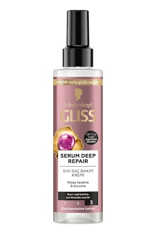Gliss Serum Deep Repair Onarıcı Durulanmayan Sıvı Saç Kremi 200 m