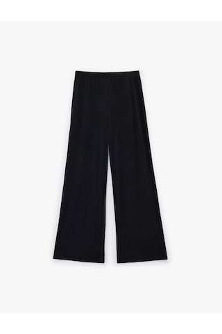 Koton Beli Lastikli Modal Karışımlı Bol Paça Pijama Altı Siyah 6slk40052mk Siyah