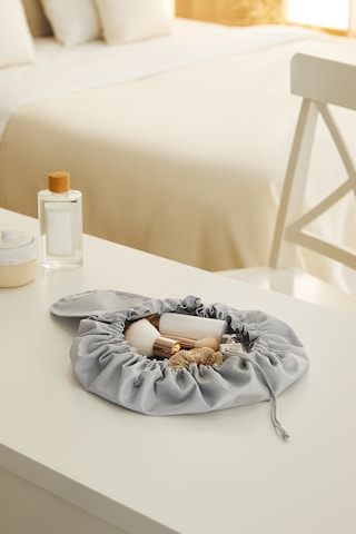 Ocean Home Textile Fonksiyonel Su İtici Leke Tutmaz Kumaş Düzenleyici Seyahat Tipi Makyaj Çantası Ø 50 cm