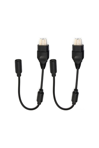Kangvka Xbox Kumanda Uzatma Kablosu 25cm Siyah 2'li Paket - Bağlantı Uzatıcı