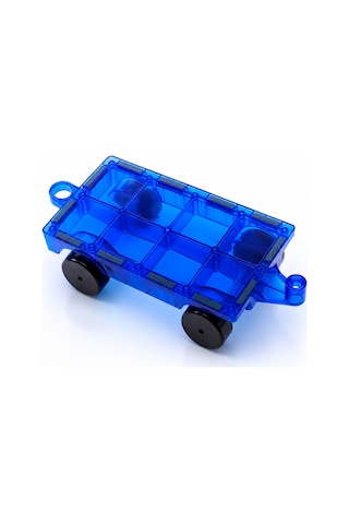 Magblock Manyetik Araba Takımı / 2 Set Araba / Çocuklar Için Eğitici Oyuncak - Tüm Markalarla Uyumlu.