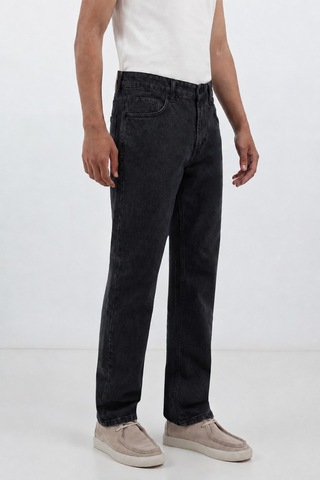Antioch Tapered Fit Erkek Jean Siyah