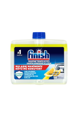 Finish Limon Kokulu Sıvı Bulaşık Makinesi Temizleyici 250 ML