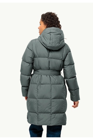 Jack Wolfskin Frozen Lake Coat Kadın Mont-1206132 Slate Green/olive Night/black Taş