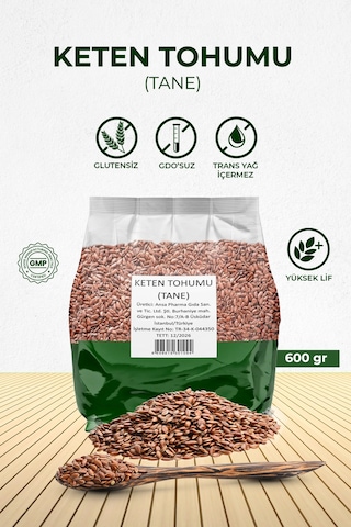 Ansa Pharma Keten Tohumu 600 G Ansa Pharma Keten Tohumu 600 G