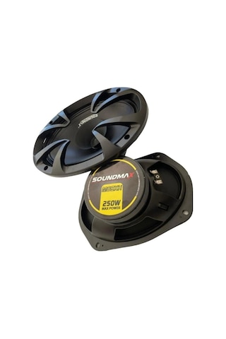 Soundmax Sx-m69xh Çifti 500wat-200w Rms Kapaklı 6x9 Oval Oto Midrange Hoparlör