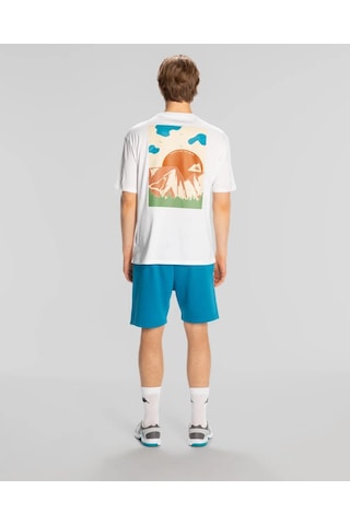 Kappa Kunio Erkek T-shirt-beyaz
