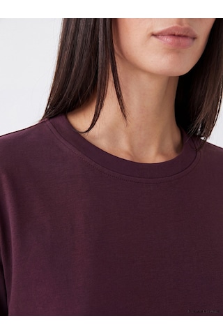 Lcw Everyday Mürdüm Soft Touch Oversize Elbise