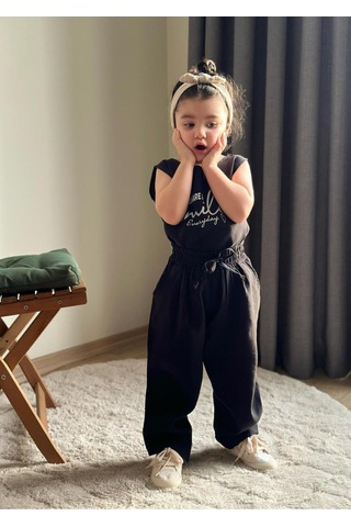 Toikids Modal Kumaş Alt Üst Takım Siyah