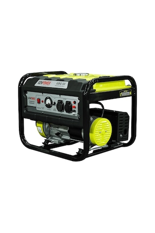 Genpower GBG 50 5 kVA Benzinli Ipli Tekerleksiz Monofaze Jeneratör