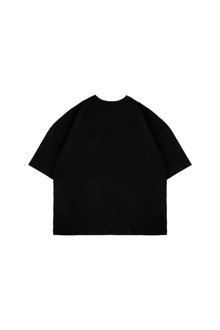 Startmore Dusk Baskılı Oversize Unisex Siyah Siyah