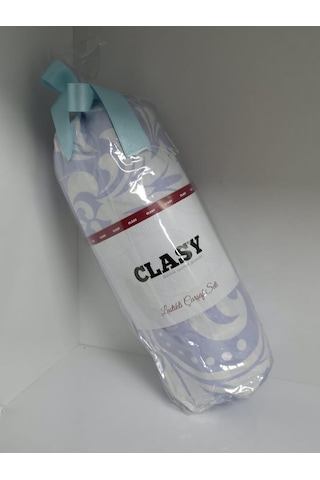 Clasy Ranforce Lastikli Çarşaf Seti Tek Kişilik Desenli Mavi Çok Renkli