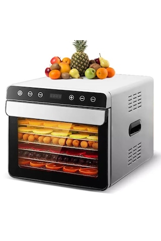 Dalle Ss-06a Paslanmaz Meyve Sebze Kurutma Makinesi 6 Tepsi