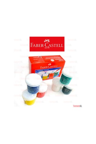 Faber Castell 6 Renk Guaj Boya Tüpte 6 Lı Set Çok Renkli