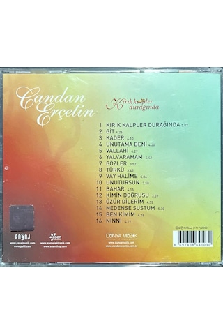 Plak Değildir Cd Dir Cd Candan Erçetin Kırık Kalpler Durağında