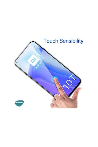 Microsonic Xiaomi Mi 10T Pro Kılıf 6 Tarafı Tam Full Koruma 360 Clear Soft