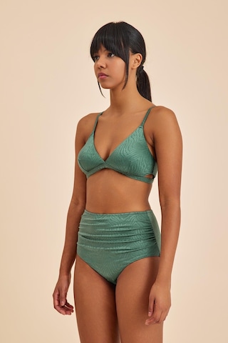 Bali Yeşil Yüksek Belli Toparlayıcı Bikini Alt Yeşil