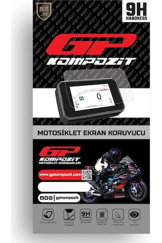 Gp Kompozit Tvs Raider 125 2023-2024 Uyumlu Motosiklet Ekran Koruyucu Şeffaf
