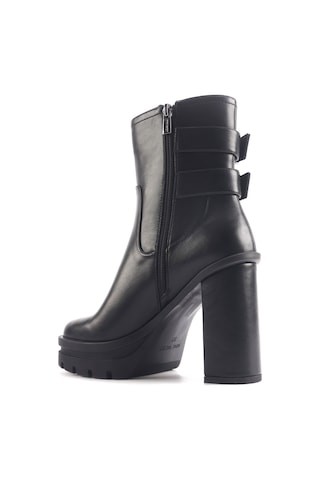 Nine West Bodena 4pr Siyah Kadın Topuklu Bot 000000000101701905 Siyah