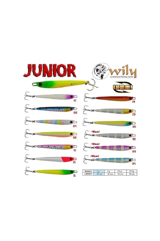 Jig Yemi Wily Junior Jig 8,5gr 4,5cm Renk:7