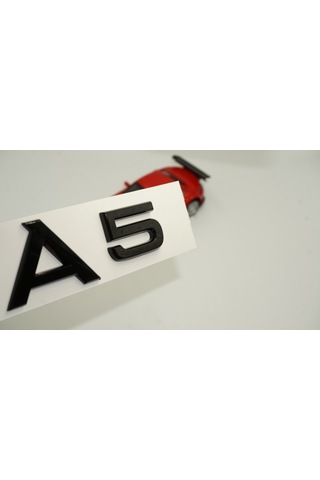 Audi A5 Bagaj Krom 3M Yazı Logo Gümüş Krom