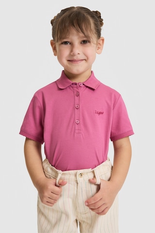 U.s. Polo Assn. Kız Çocuk Fuşya Tişört Basic 50328218-vr023 Fusya