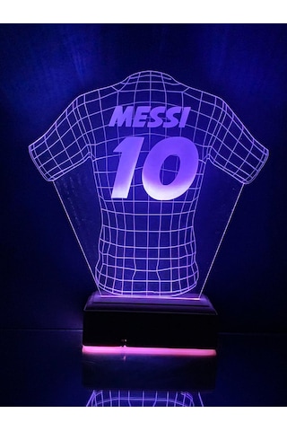 Futbol Sevenlere Hediye Tasarım 3D Led Forma Gece Lambası