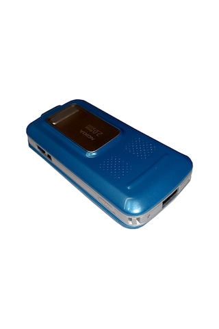 Nokia 6110n Full Kasa Kapak Tuş Takımı 6110n Uyumlu Mavi Renk Ort