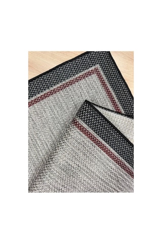 Çift Bordürlü Lüks Orijinal Sisal Dokuma Halısı Salon Halısı Mutfak Halısı Koridor Makine Halısı Siyah-bordo-koyu Gri 926846847 Siyah-bordo-koyu Gri