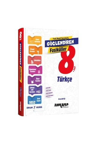 Ankara 8. Sınıf Türkçe Güçlendiren Fasiküller Ankara Yayıncılık Ankara 8. Sınıf Türkçe Güçlendiren Fasiküller Ankara Yayıncılık