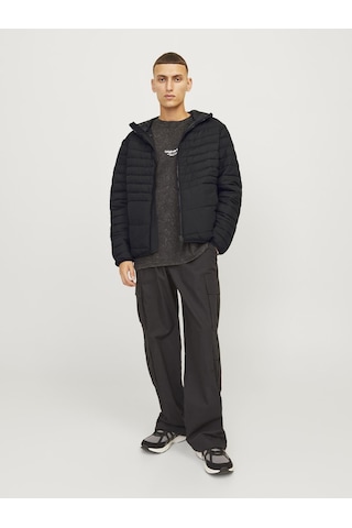 Erkek Katlanabilir Rüzgara Dayanikli Puffer Mont - State - 12256983 Black