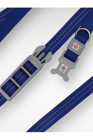 Caramelos Hands-free Eller Serbest Gezdirme Kayışı- Köpek Gezdirme Kayışı - Eller Serbest- Köpek Gezdirme İpi Lacivert