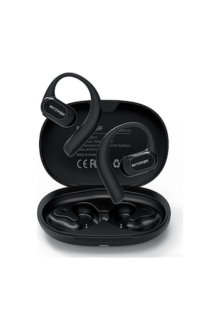 Blitzwolf Bw-bts10 Ows Ipx8 Su Geçirmez Kemik İletimli Open-ear Spor Kulaklık - Siyah K