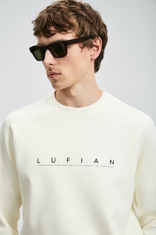 Lufian Cooper Erkek Sweatshirt 112030177 Ekru