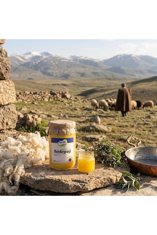 Akın Saf Doğal Koyun Sade Yağı 500 Gr Ghee, Sarı Yağ Ve Eritilmiş Tereyağı