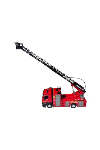 Sürtmeli Sesli Metal Su Atan İtfaiye Aracı Metal Araç Kafası Kırmızı