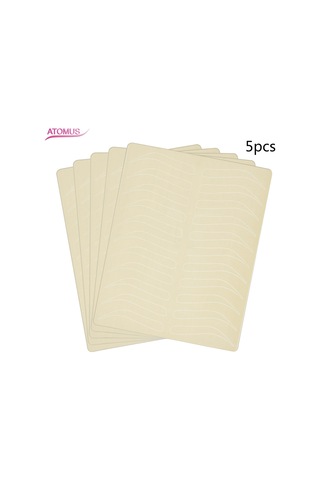 Gajeena "5 Adet Çift Taraflı Kaş Dövme Pratik Derisi - 11 Farklı Şekil, Silikon Malzeme"