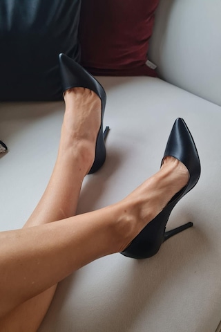 001 200 Topukla Kadın 10 Cm Topuklu Klasik Sivri Burun Stiletto 001