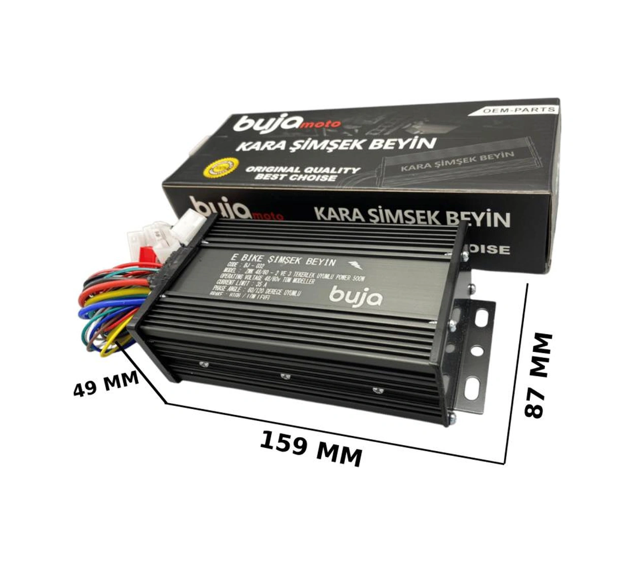 48-72v 500w Kara Şimşek Performans Beyin Buja