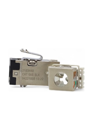 Commscope 2153449-2 Slx-6as-blk Cat6a Metallic Shielded Keystone Jack Siyah Renk