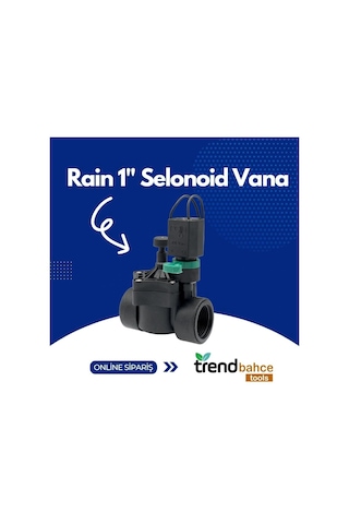 Rain 1'' Selonoid Vana 24v