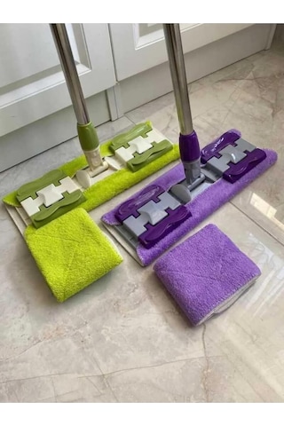 Mandallı Mop Mikrofiber Sihirli Mop Fayans Duvar Yüzey Temizlik Mikrofiber Mandallı Mop , Teleskopik 360 Derece Döne