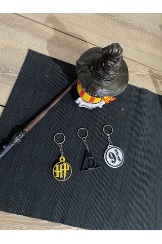 Harry Potter 3'lü Anahtarlık Seti