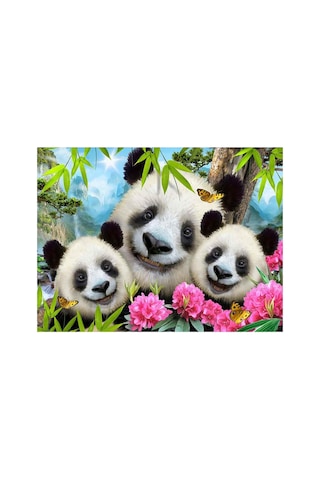 Prime 3d - Panda Peluş Ve Selfie 48 Parça Puzzle