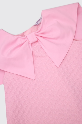 Panço Kız Çocuk Pembe Elbise